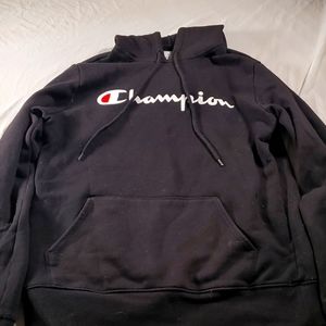Champion hoodie, small, black